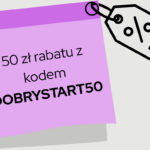 Obrazek. "50 zł rabatu z kodem DOBRYSTART50"